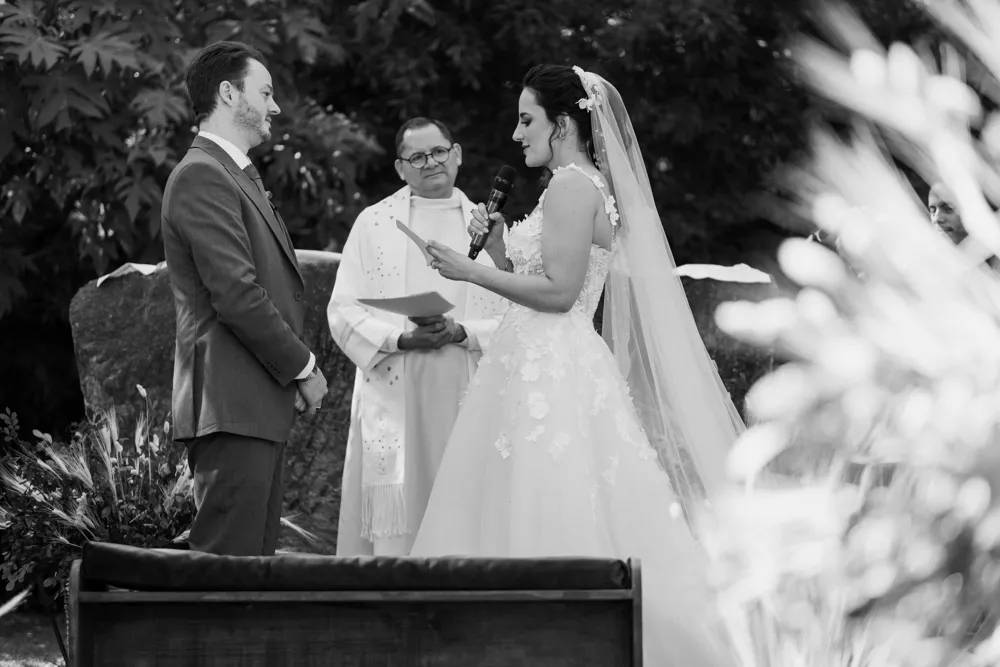 Ceremony, Rose & Pana, wedding in Mexico, film photo