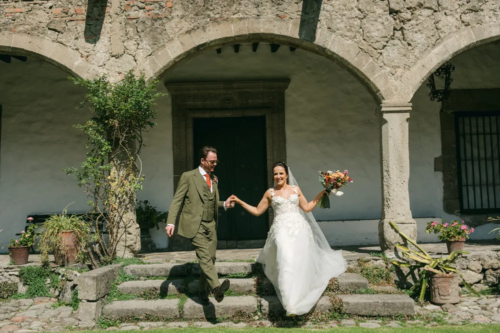 First look, Rose & Pana, wedding in Mexico