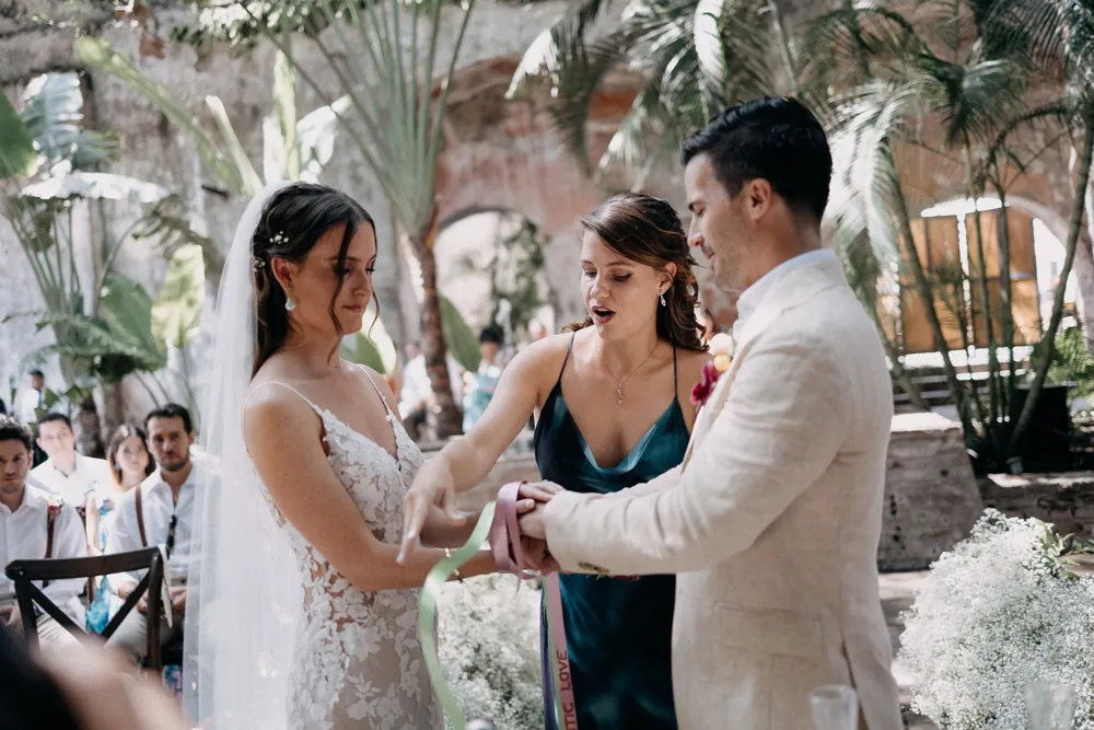Ceremony, Sabine & Canes, wedding in Mexico