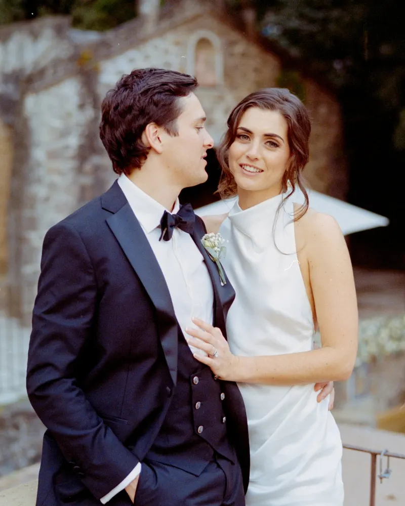 Kiara and Pablo photographed on film